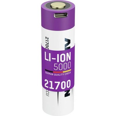 Ansmann 1308-0001 USB Typ-C Special Rechargeable Battery 21700 Li-Ion 3.6V 4