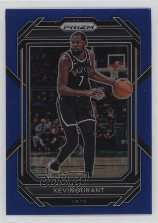 2022-23 Panini Prizm Blue Prizm /199 Kevin Durant #10 14cm