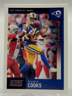 2020 SCORE BRANDIN COOKS FOOTBALL CARD LA RAMS NFL 300 PANINI
