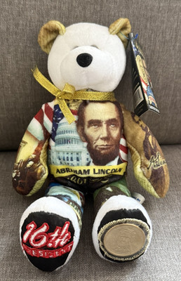 Limited Treasures Presidential Coin Bear - 16th President Lincoln Ltd Ed #1/9999