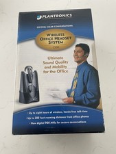 New Plantronics CS50 Wireless Headset System W/ Convertible Headset Unused Nib