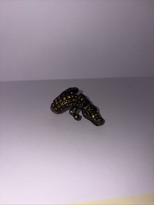 Crocodile Alligator Ring Multi-color Stones Size 8