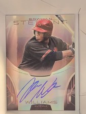 2013 Bowman Sterling Prospect Autographs Ruby Refractors #JW Justin Williams