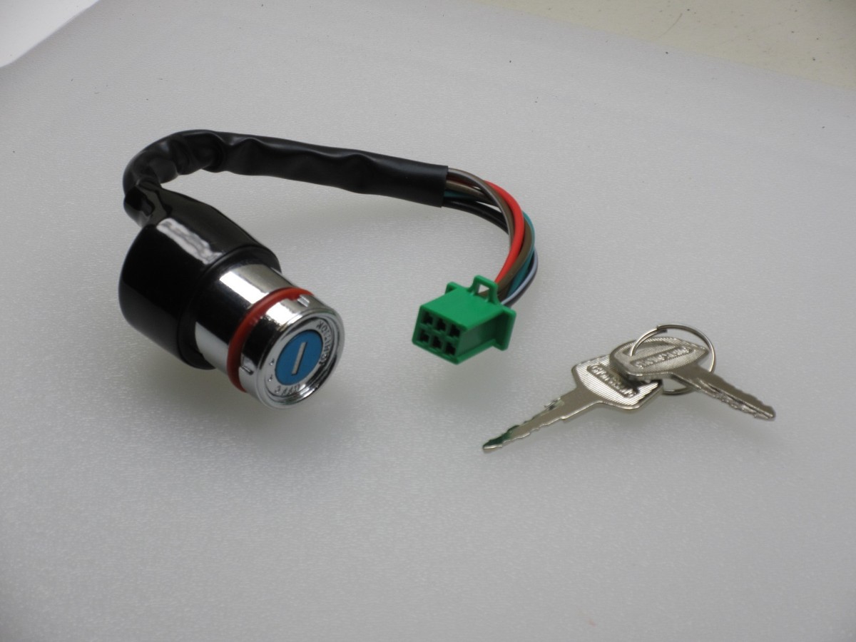 Hensim 50cc 70cc 90cc Tierra ATV Quad Ignition Start Key 6 Wires