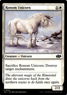 MTG Ronom Unicorn NON FOIL NM C 247 Foundations Jumpstart