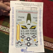 Superscale Decals 480746 1/48 Scale F-86D-50-NA 62nd FIS/56th FIG