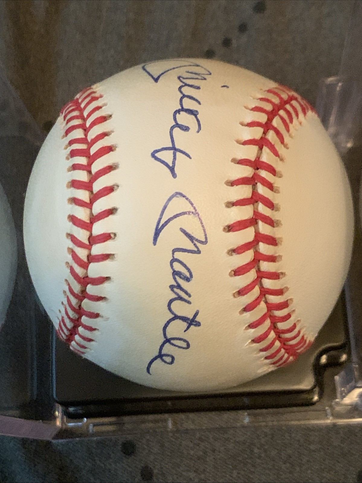 Mickey Mantle Autographed Baseball PSA CERTIFIED SEE PICS view 11