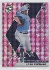 2021 Panini Mosaic Rookie Pink Camo Mosaic Prizm Josh Fleming #263 0en0
