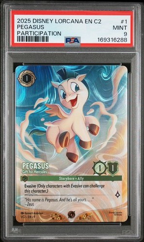 Pegasus - Gift for Hercules graded PSA 9 for sale on eBay
