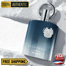 Afnan Supremacy Incense EDP 3.4 oz Cologne for Men Authentic Long-Lasting Scent