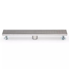 Signature Hardware 18" Carmen Linear Shower Drain with Drain Flange, Polished