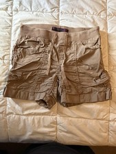 No Boundaries Used Tan Pull On Shorts Size 9