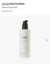AHAVA Deadsea Water Mineral Body Lotion 250ml New & Boxed 