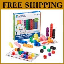 Colorful Math Manipulatives Set - 115 Pcs