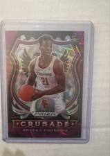 2020-21 Panini Prizm Draft Picks - Crusade Onyeka Okongwu #85 Purple Wave Prizm 