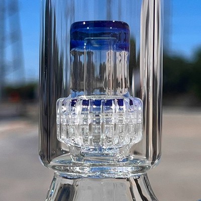 9 inch Salt Shaker Matrix Clear Glass thick Beaker Tobacco Hookah USA