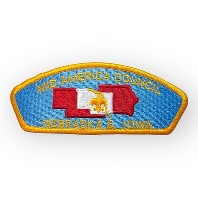 #ad #ad Mid America Council CSP BSA Nebraska Iowa Shoulder Patch Vintage $9.49