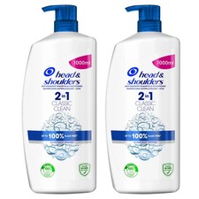Head and Shoulders Classic Clean 2in1 Shampoo & Conditioner, 2 x 1L 10.98 per litre