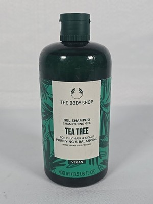 THE BODY SHOP Teebaum Gel Shampoo fettiges Haar & Kopfhaut vegan NEU XL 400 ml