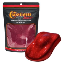 Custom Shop - Fire Red - 4-Ounce Micro Flake .004 Micron Size