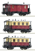 Roco 6200063 3Er Set Zahnradbahn-Pers.Wagen Sonnblick-Bahn, Ep. III-IV, H0 Dc