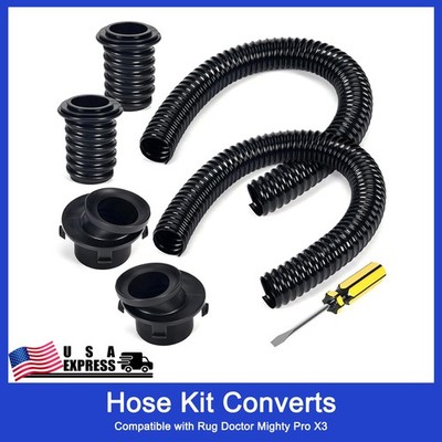 Hose Kit Converts to X3 Hoseless Hood Design for Rug Doctor Mighty Pro X3 93155