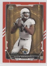 2015 Bowman Rookies Red 112/199 Nick Marshall #109 0a7