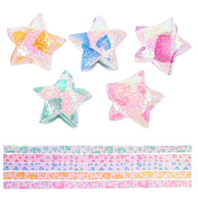  5 Bags Paper Star Papierstreifen Papiersterne Origami -Sterne -Papier