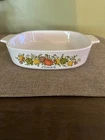 Vintage Corning Ware A-8-B L'Echalote Spice of Life Casserole Dish 8x8x1 3/4