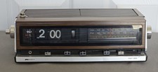 Vintage Mid Century Kmart AM/FM Flip Alarm Clock Radio 30-43B Tested Works Retro