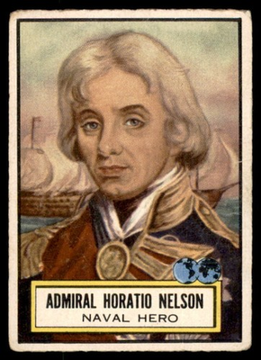 #ad #ad 1952 Topps Look N#x27; See #109 ADMIRAL HORATIO NELSON VG VGEX $4.50