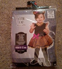 Kitty Cat Cutie Costume For Infants 0-6 Months
