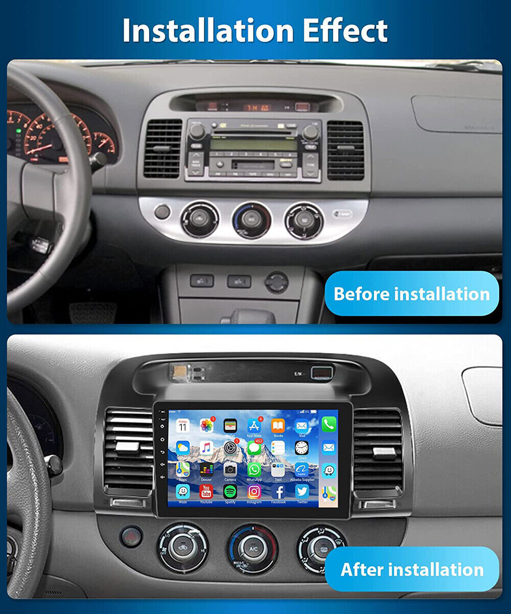 CarPlay For 2000-2006 Toyota Camry Android 14 Car Radio GPS WIFI