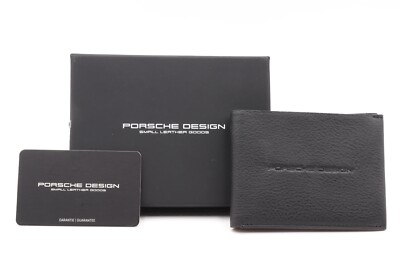 PORSCHE DESIGN WALLET CARTERA BILDFOLD CARDHOLDER PIEL LEATHER