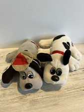 Vintage Pound Puppies Plush Tonka 8" lot of 2 1987