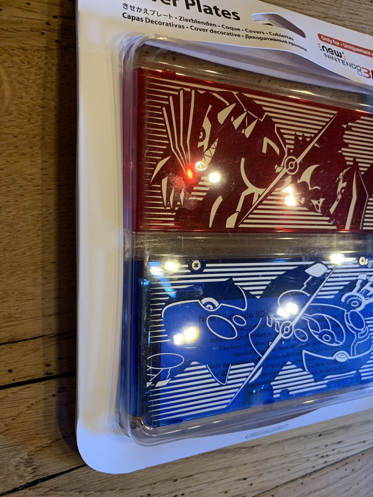 NEW Nintendo 3DS Cover Plates Pokemon Omega Ruby Alpha Saphir New neuf