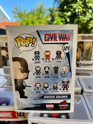 Funko POP! - Winter Soldier - 129 - Marvel - Captain America Civil