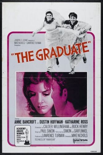 The Graduate Dustin Hoffman vintage movie poster #5 - Picture 1 of 1