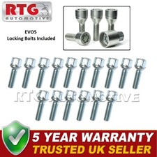 16x Schrauben + 4x EVO5 Sicherungsschrauben für Mercedes CLK W209 2002-09 M12 Gewinde Alu 16x Schrauben + 4x EVO5 Sicherungsschrauben für Mercedes CLK W209 2002-09 M12 Gewinde Alu