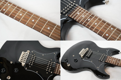 Used 2012 VOX SDC-22 Black Double Cutaway 3.62kg Good