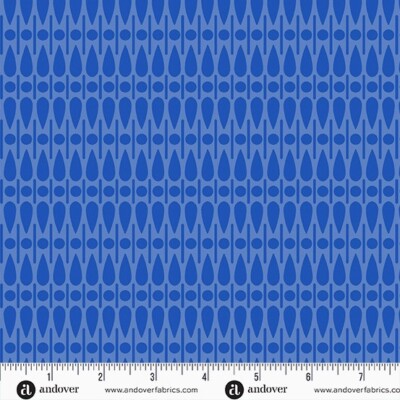 Andover Fabrics - Sun Print 2024 By Alison Glass - Scatter - Sky, Fabric BTY