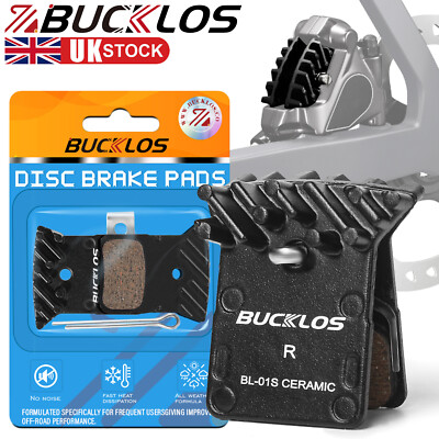 Ceramic Disc Brake Pads Cooling Fins fit Shimano L04C L03A