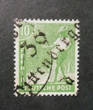 GERMANY Germany SBZ Wittenberge District Bezirk 36 1948 F.SVR Handmade" 10pf US