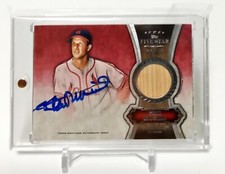 Stan Musial 2012 Topps Five Star Autograph Auto Bat Relic Cardinals HOF SSP /19