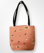 Retro Pink Poodle Custom Tote Bag Zazzle/Pink Rhinestones 