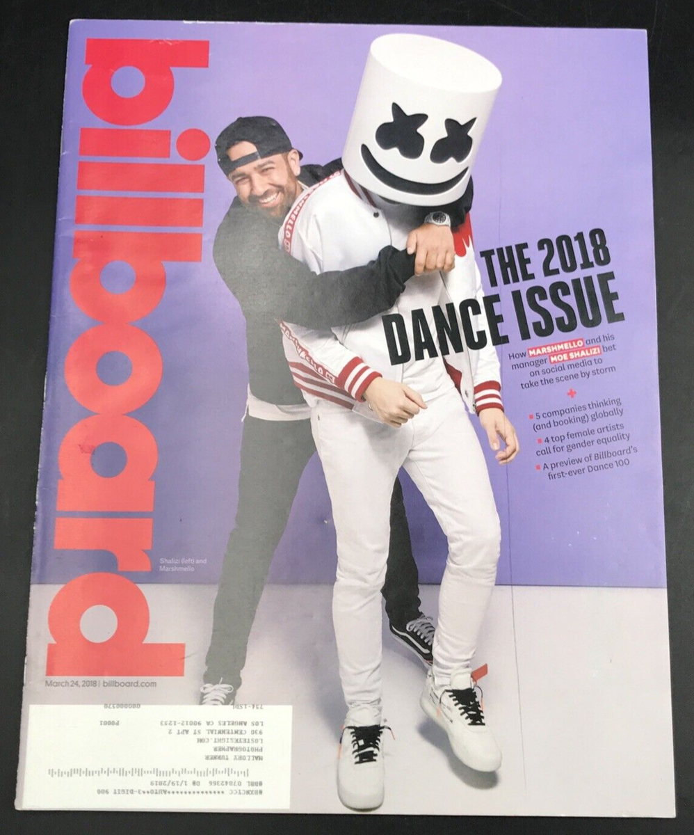 Billboard Magazine March 24, 2018 Marshmello & Moe Shalizi EDM | eBay