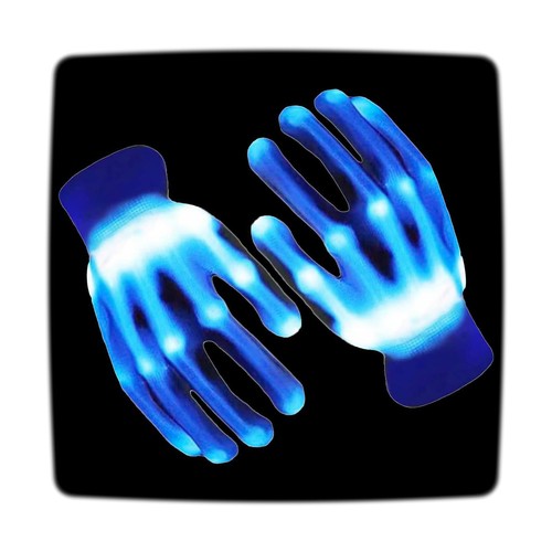 Led Gloves Flash Finger Lights Gloves 3 Colors 10 Modes Colorful… at eBay