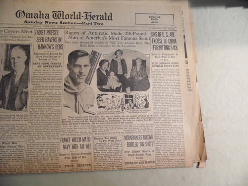 Omaha World Herald / Sunday News Section Part 2 / Omaha Nebraska / March 9 1930 - Bild 4 von 5