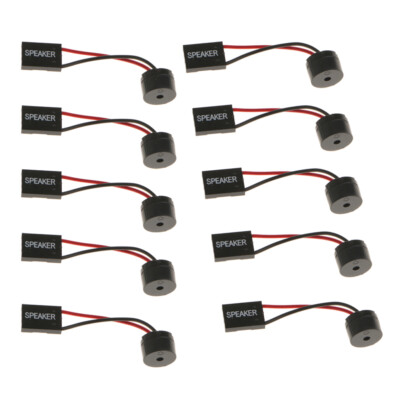 10 Stück Mainboard Computer PC Interner Mini Lautsprecher CPU Alarm Buzzer Jack