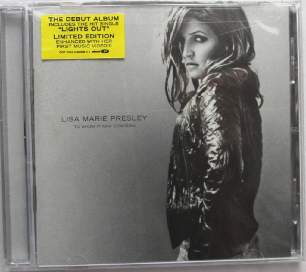 LISA MARIE PRESLEY TO WHOM IT MAY CONCERN [NEW CD] LIMITED EDITION